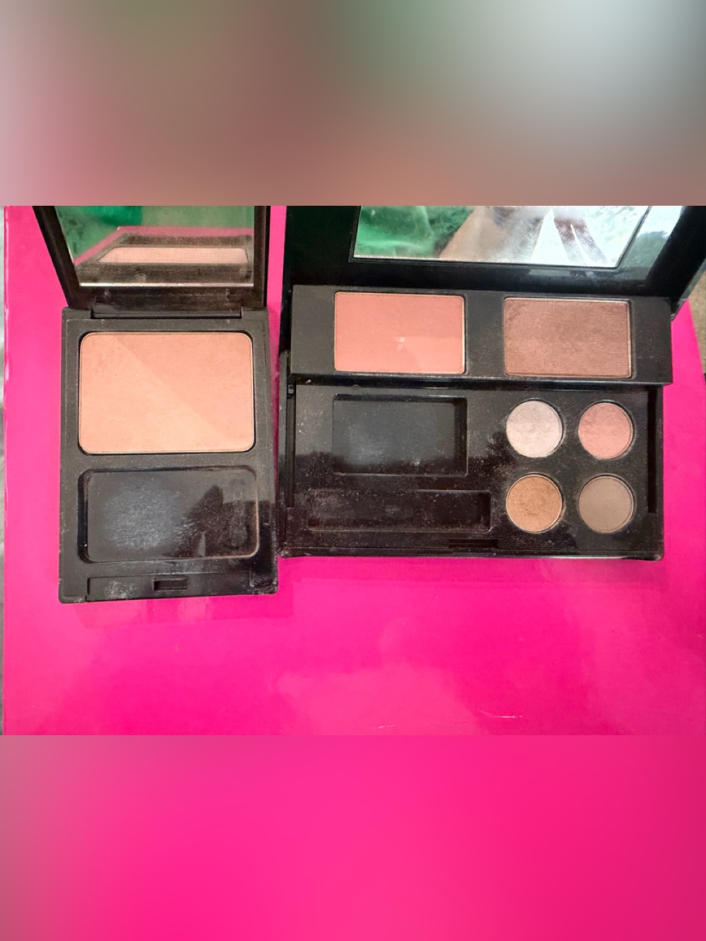 Blush & Eyeshadow Palette Set - Pink Shades Lancombe used